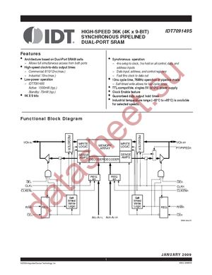 IDT709149S12PF datasheet  